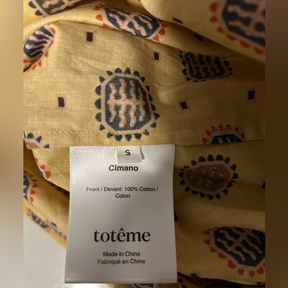Toteme cotton print midi dress - Picture 7 of 11